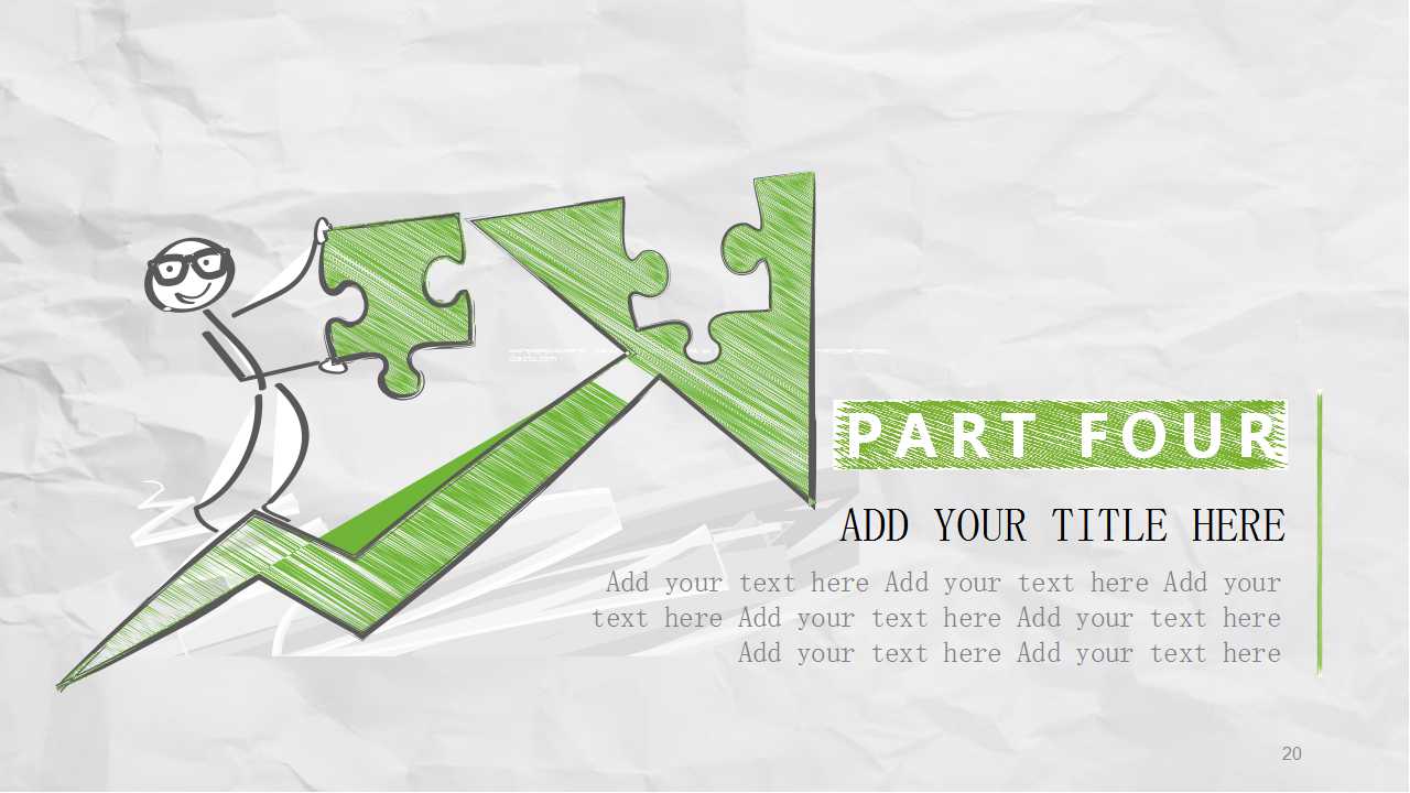 手绘商务风格PPT模板