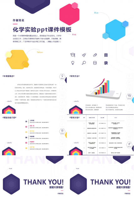 化学实验ppt课件模板