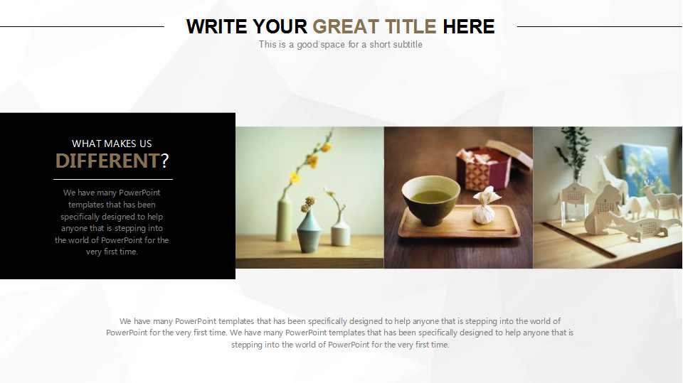 黑色背景高端商务通用PPT模版