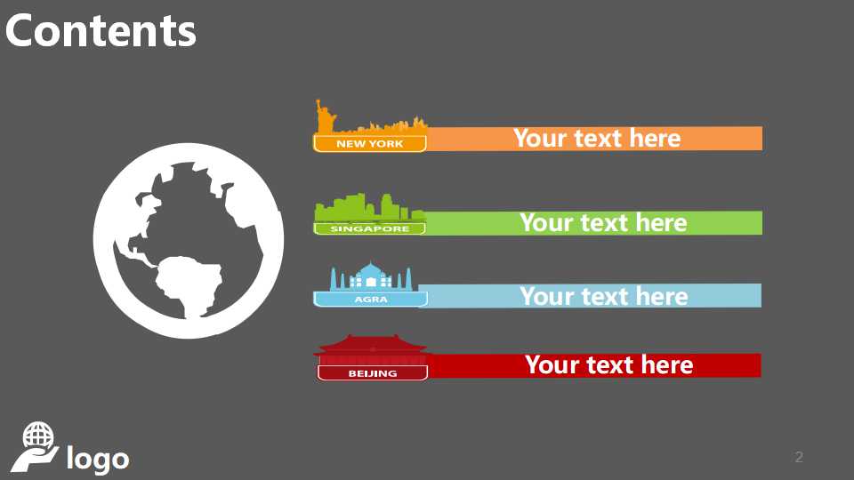 旅游演示PPT模板