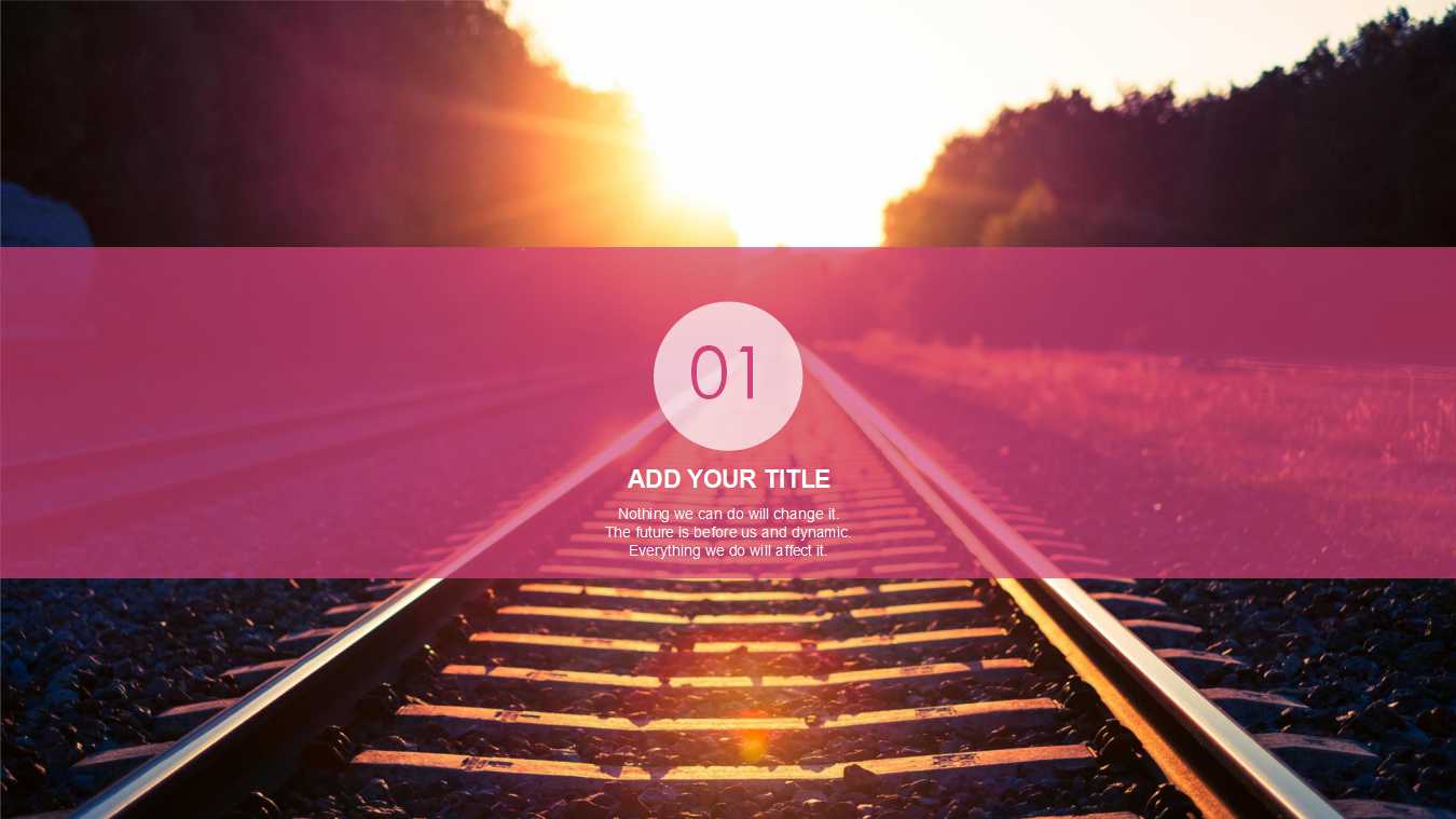 紫色环境PPT模板