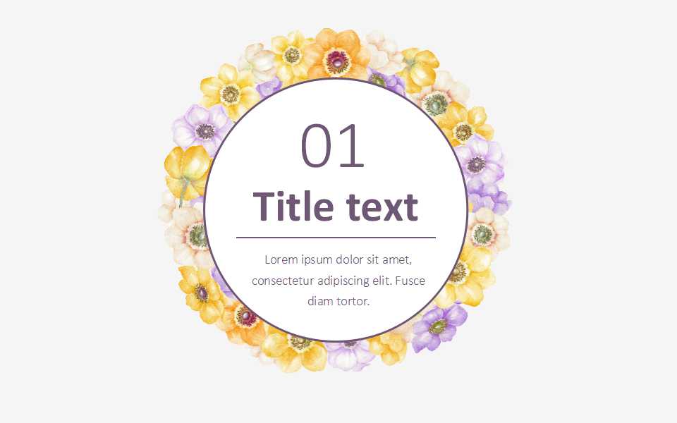 美丽的风景模板