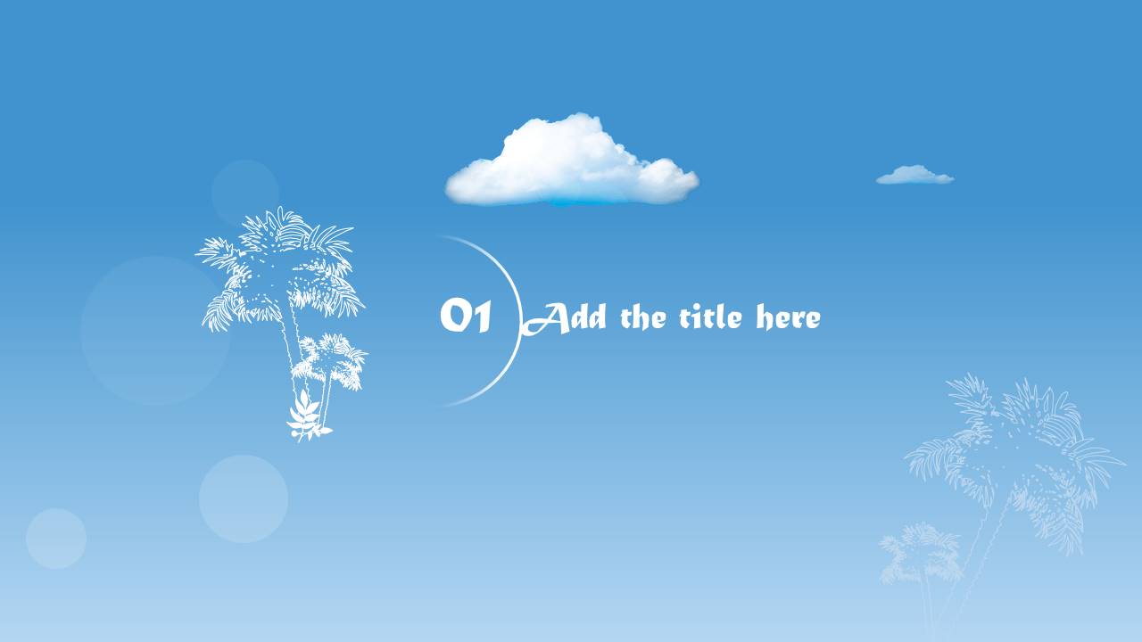 幻灯片模版——美丽风景