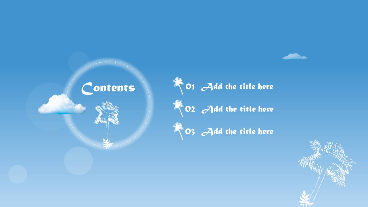 幻灯片模版——美丽风景