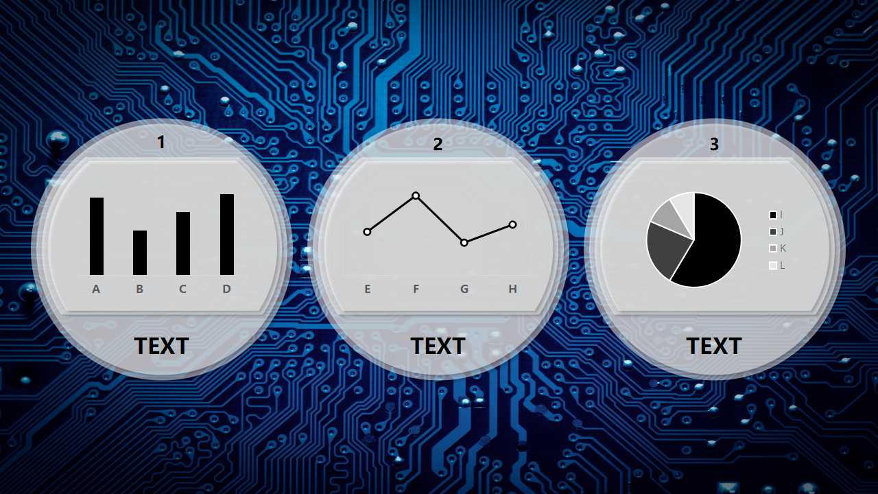 电路板素材PPT__线路图片背景