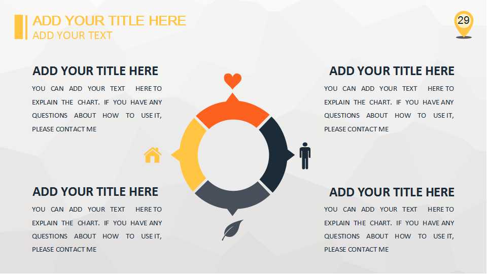 彩色图表PPT模板下载