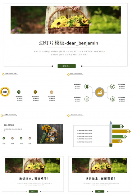 幻灯片模板-dear_benjamin