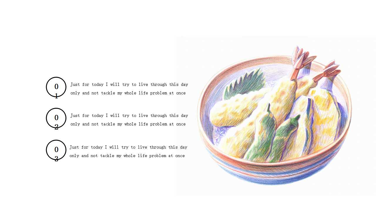 美食图片展示PPT模板