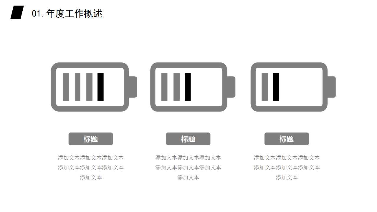 经典商务简洁PPT模板