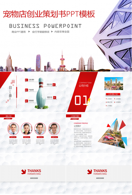宠物店创业策划书ppt模板