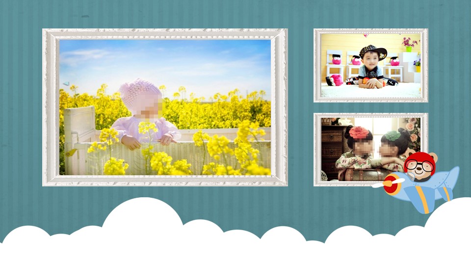 唯美生日快乐ppt模板