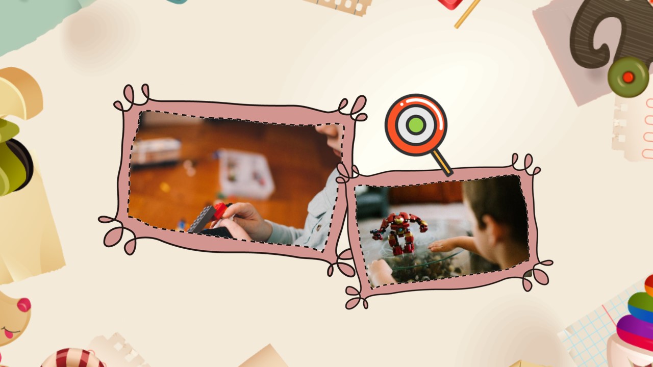 手绘卡通水彩ppt模板