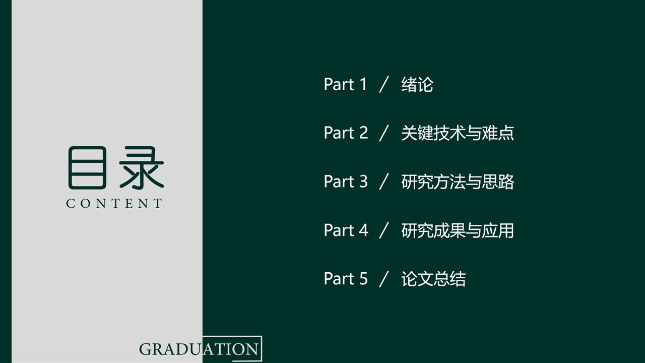 环艺毕业设计答辩ppt模板