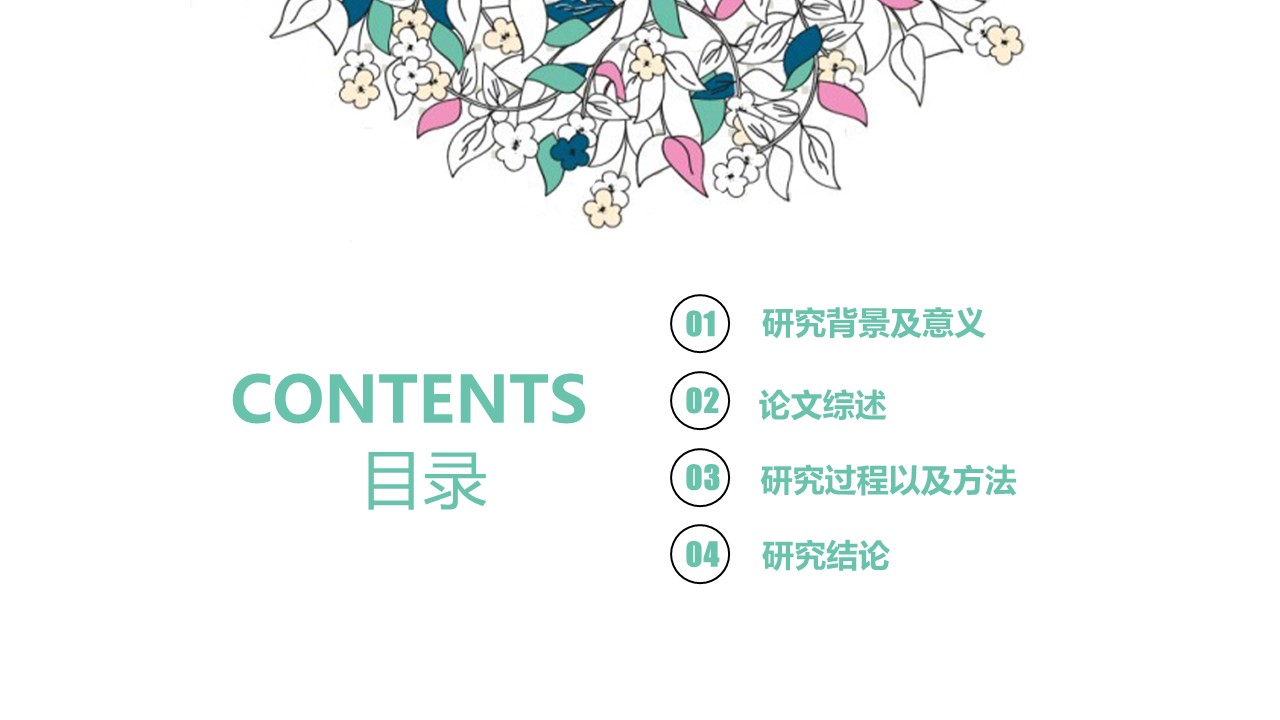 动画毕业设计开题答辩ppt模板