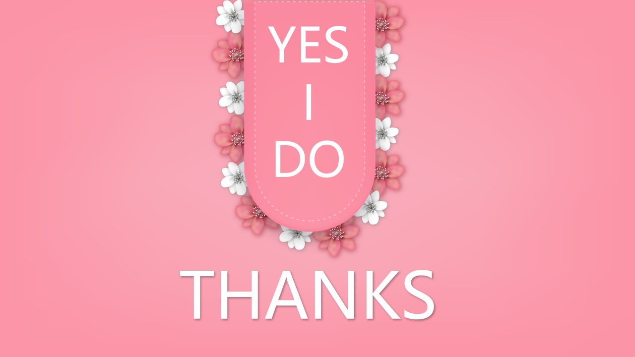 粉色主题婚礼策划ppt模板