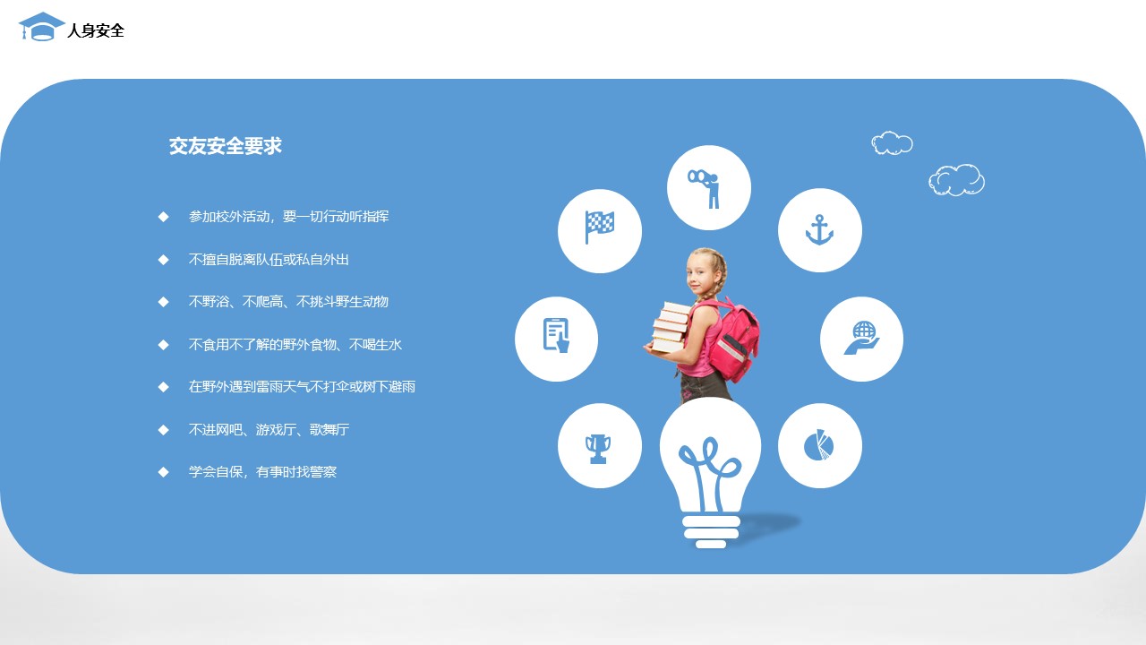 暑期安全教育ppt模板