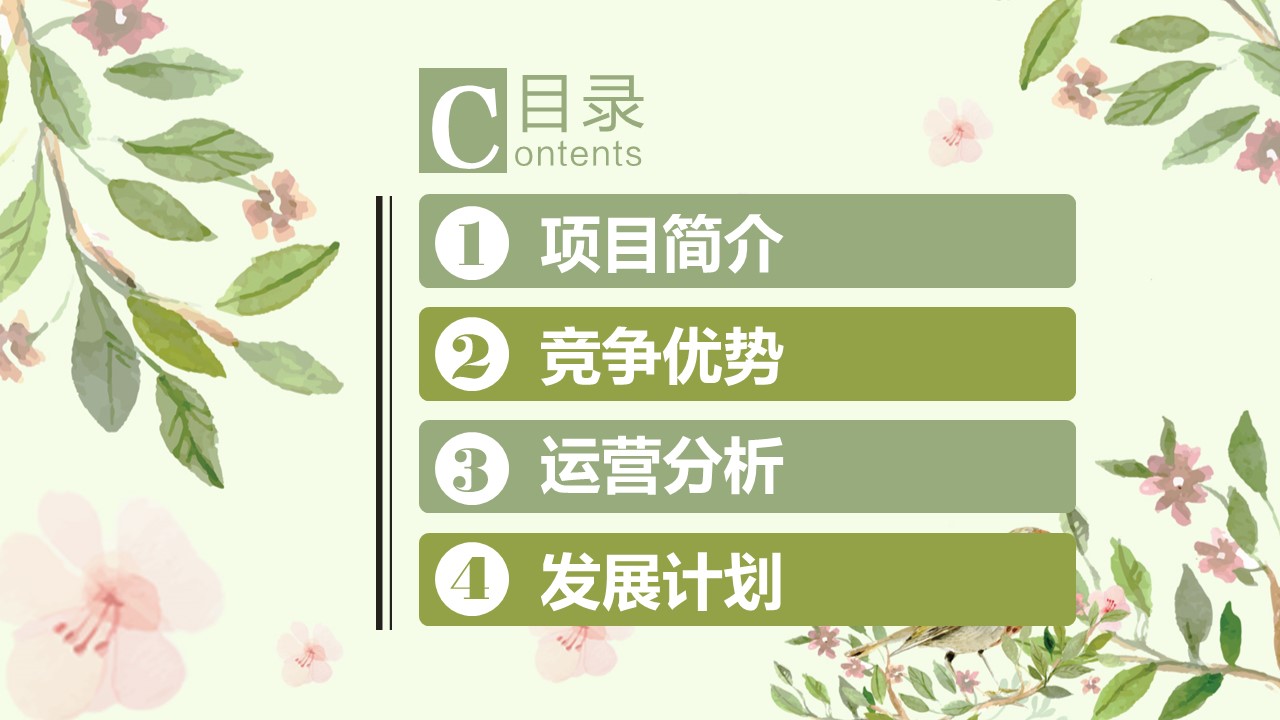 传媒公司融资计划书ppt模板