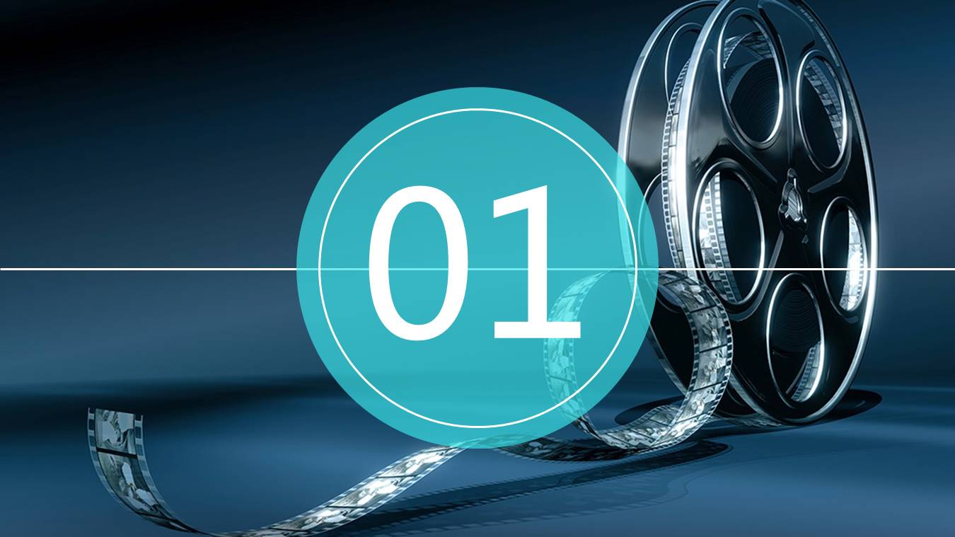 影视传媒宣传推广ppt模板