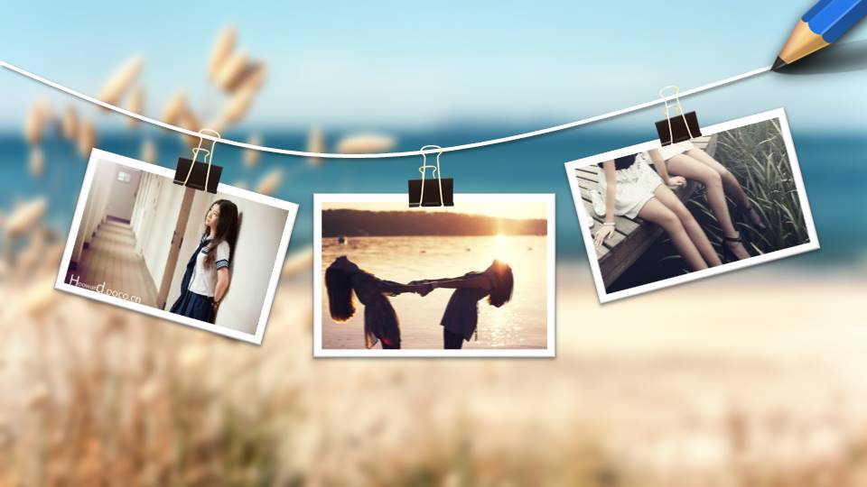 个人生活写真相册ppt模板