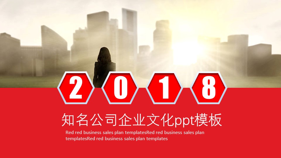 知名公司企业文化ppt模板