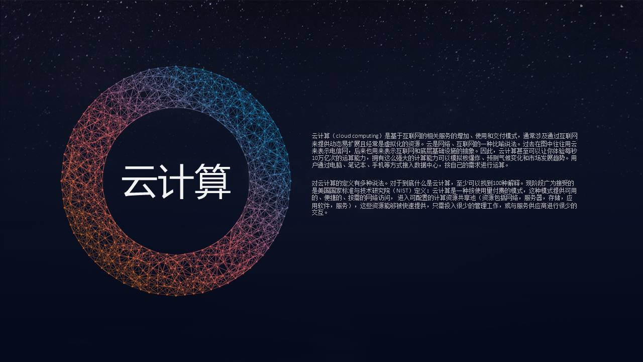 移动互联网电商项目ppt模板