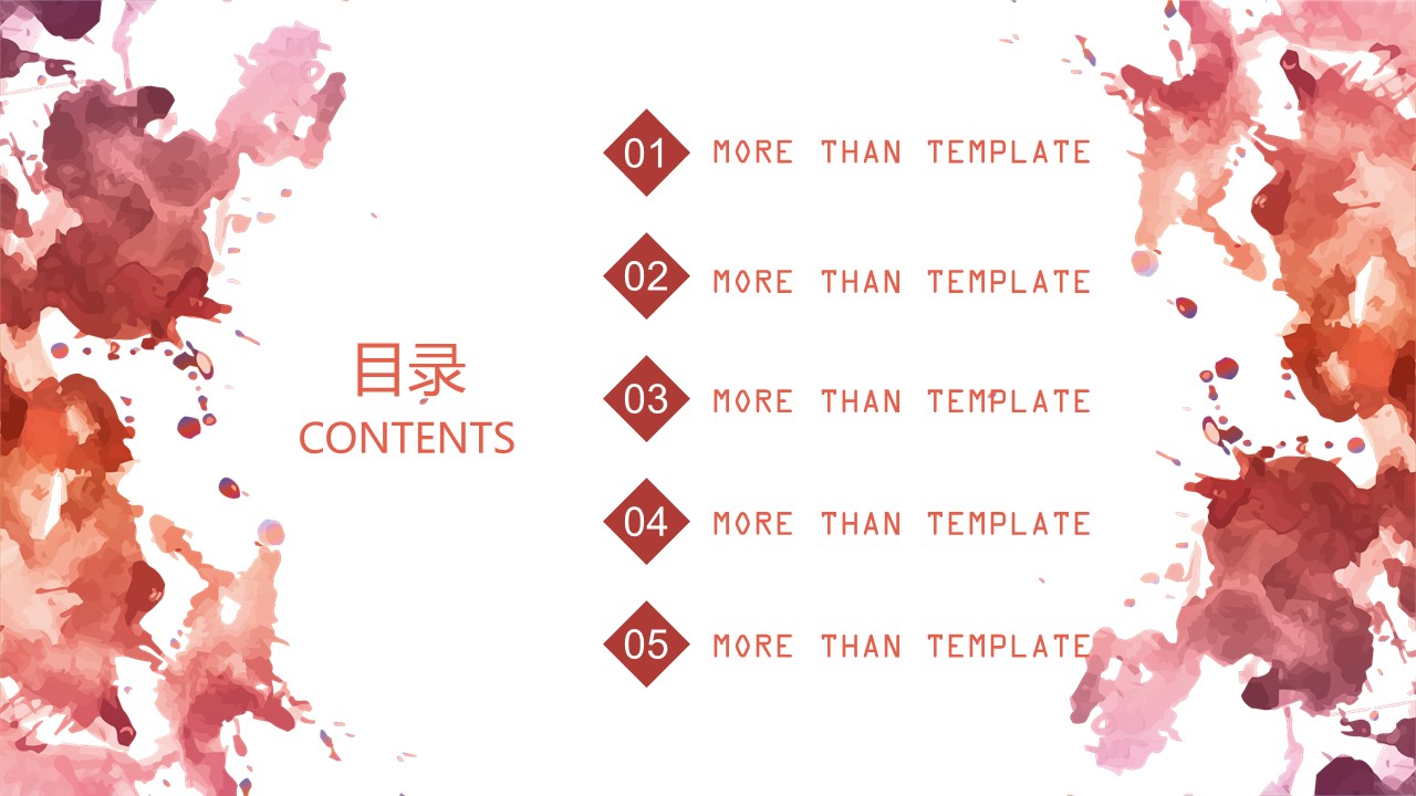 手绘欧美卡通ppt模板