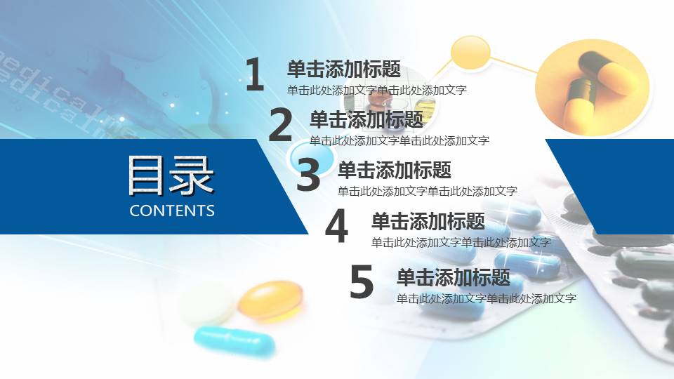 医疗医学行业报告PPT模板