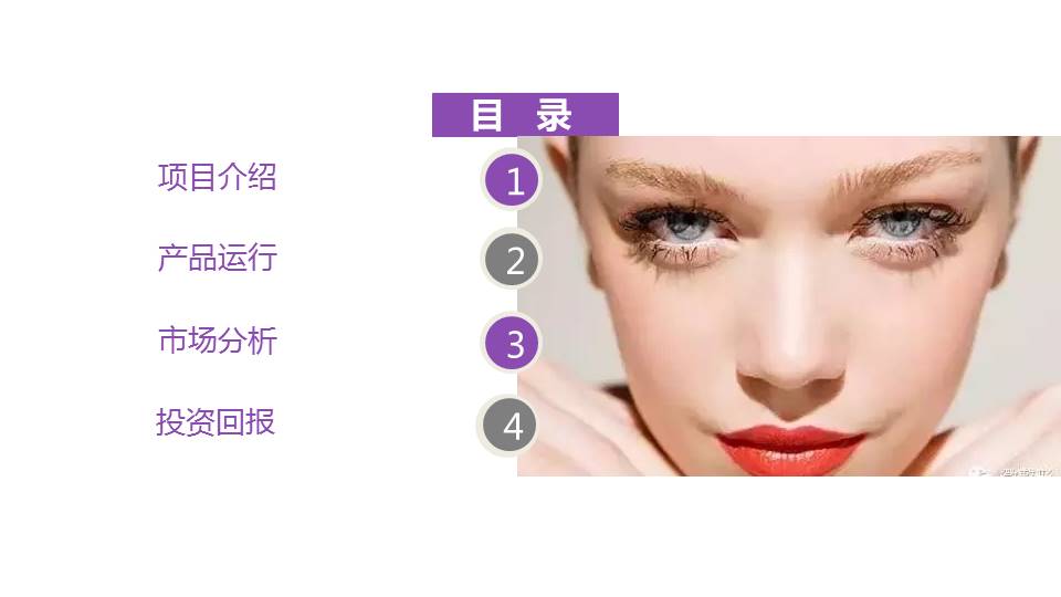 医疗美容微整动态PPT模板