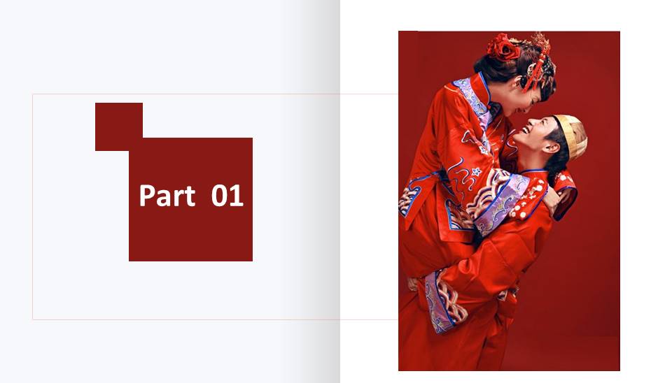 婚庆公司婚纱摄影通用ppt模板