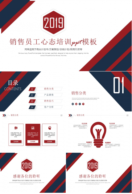 销售员工心态培训ppt模板