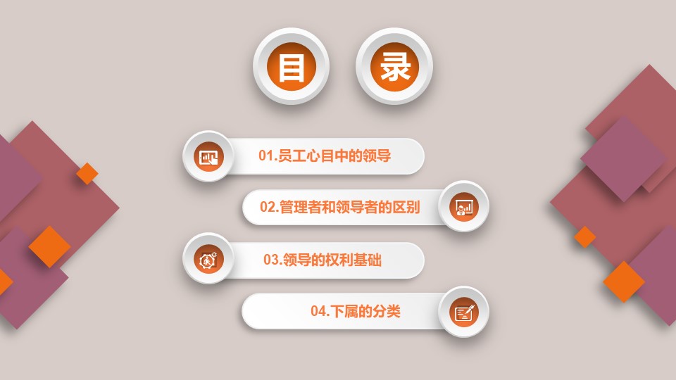 红色大气商务ppt模板