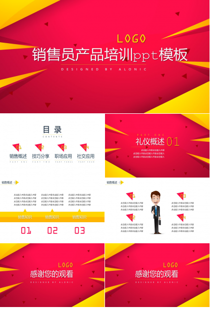 销售员产品培训ppt模板