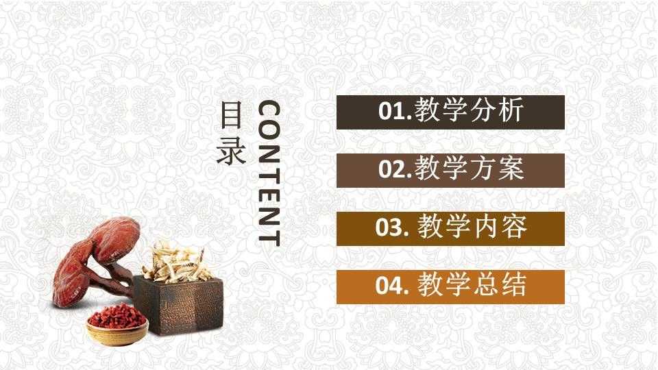 中医医学汇报ppt模板