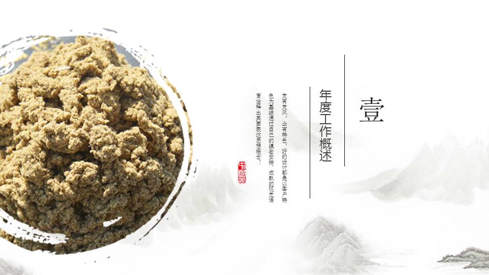 中医养生艾灸ppt模板