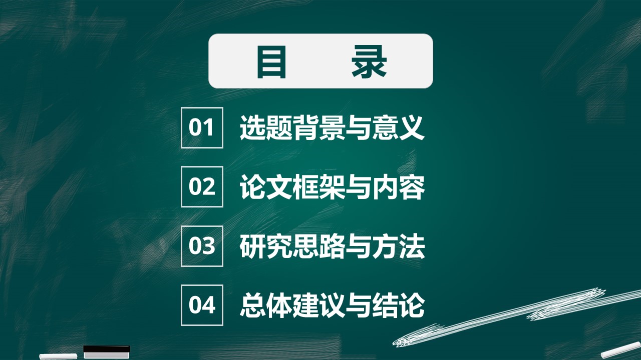 英语学术论文答辩ppt模板
