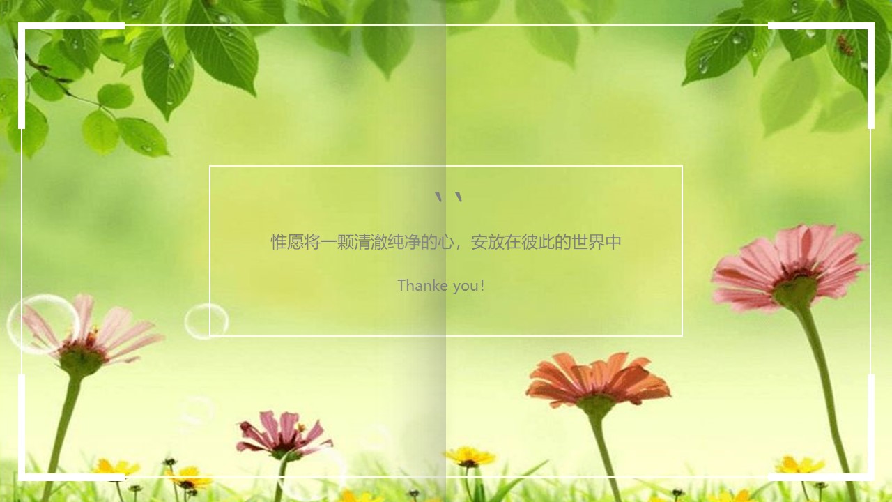 欧美简约画册ppt模板