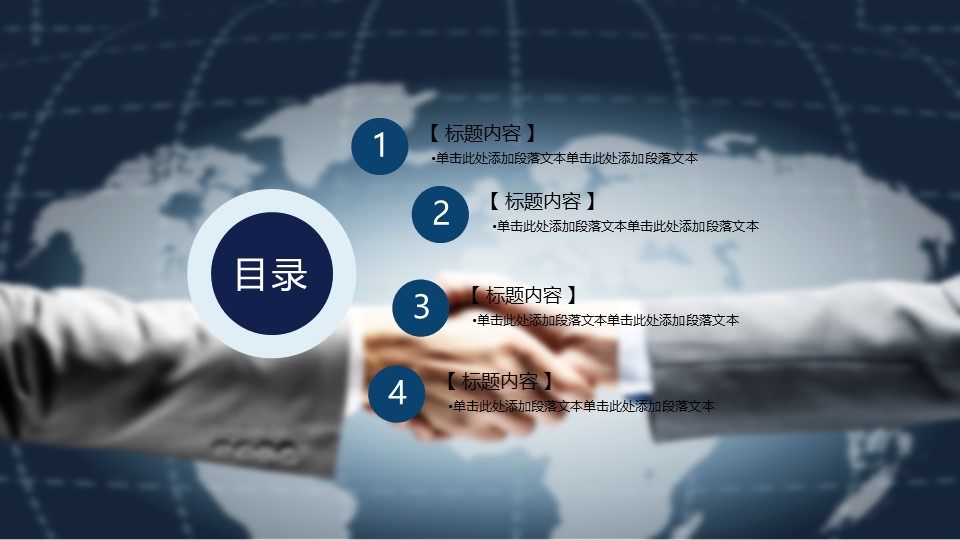 商业合作项目推广ppt模板