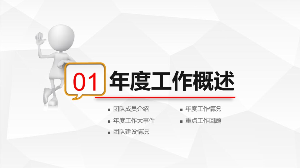 微粒体年总结ppt模板