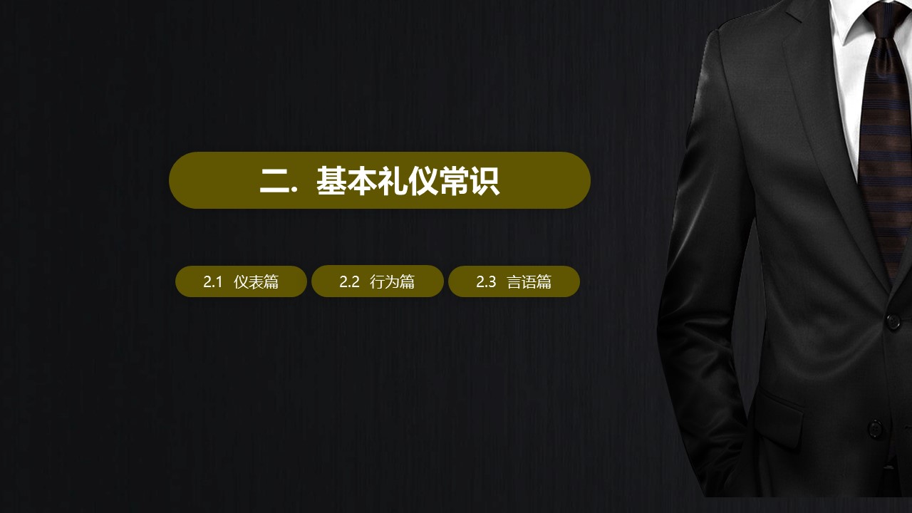 it商务礼仪ppt模板