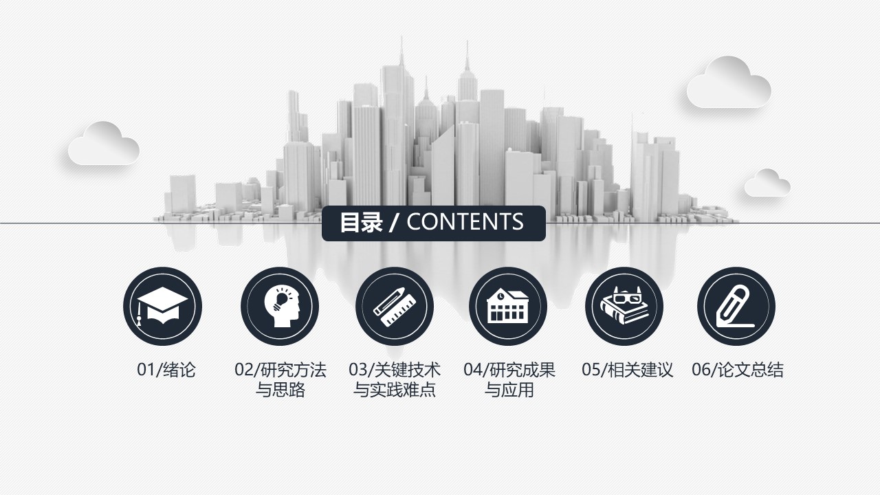 ps项目答辩ppt模板