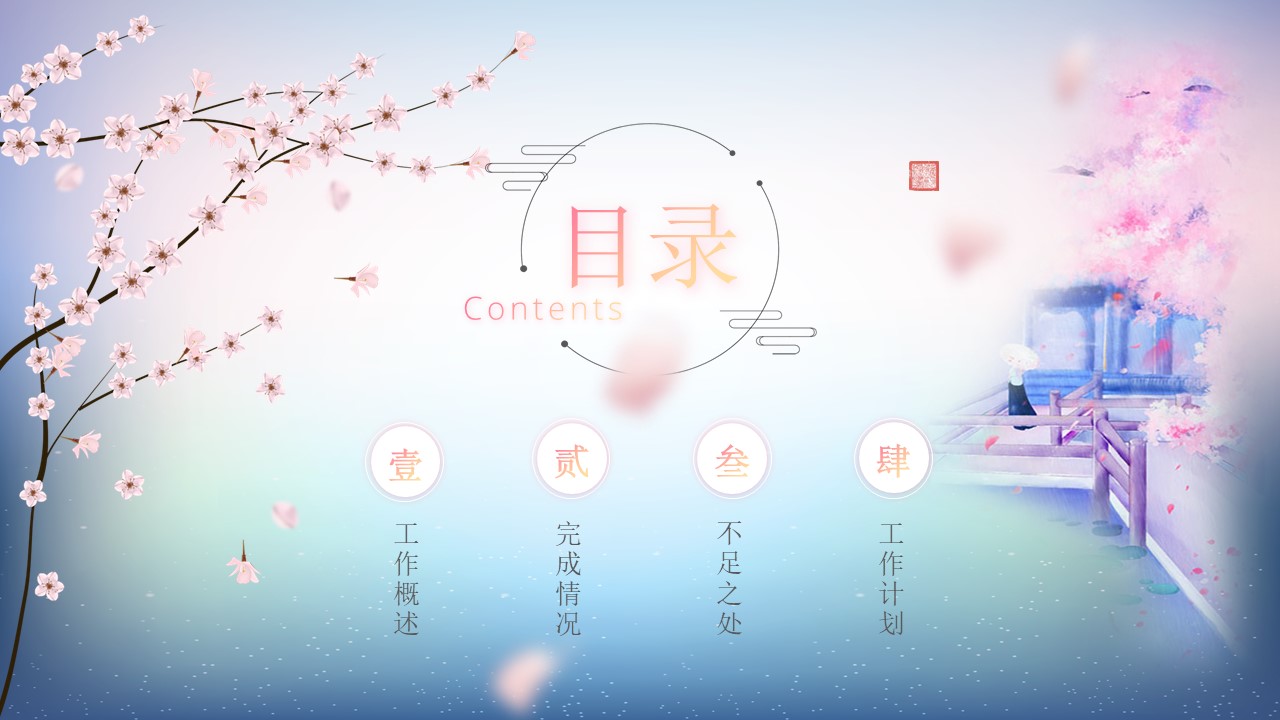 禅意中国风古典ppt模板