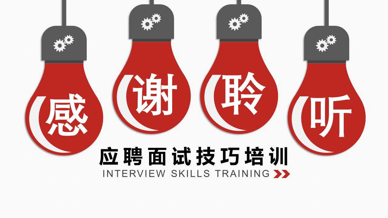 模拟面试PPT模版
