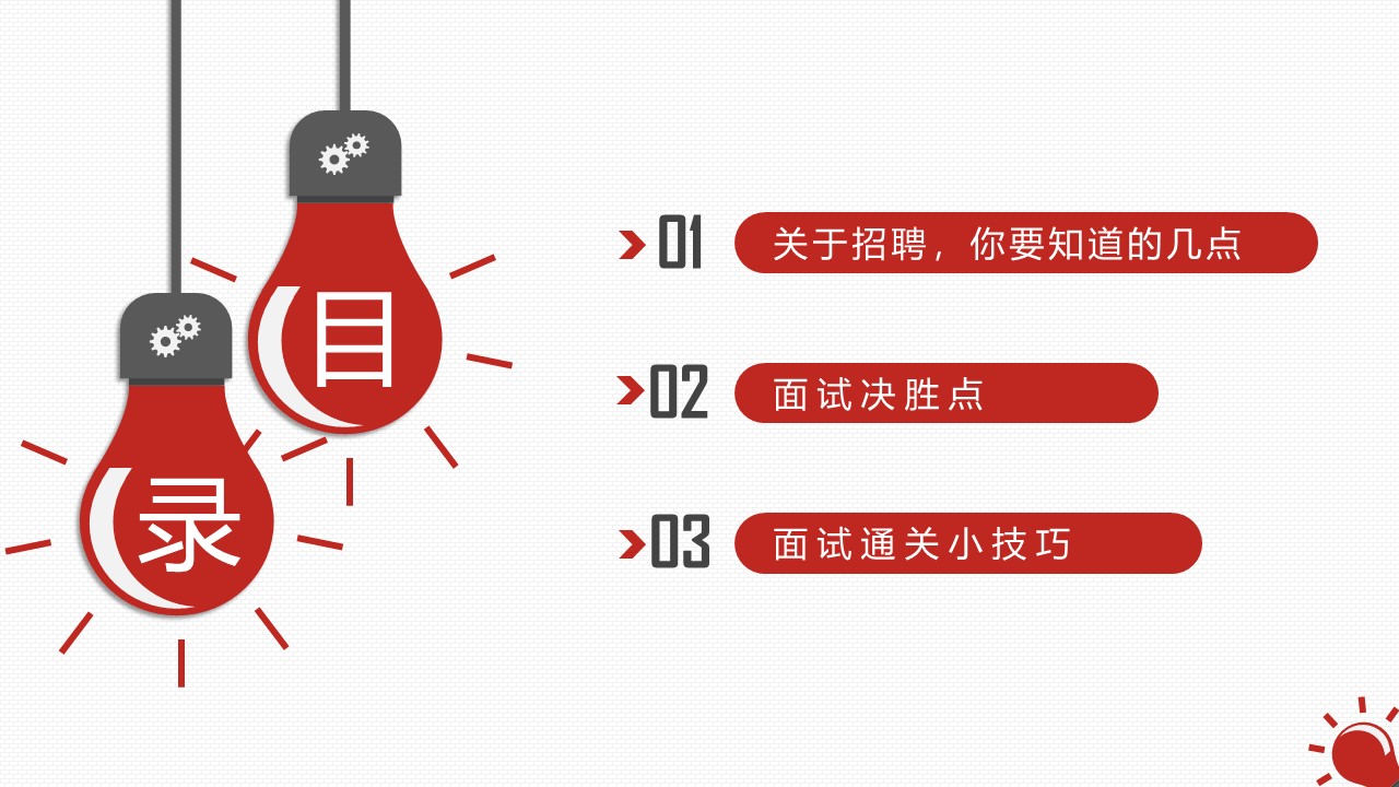 模拟面试PPT模版