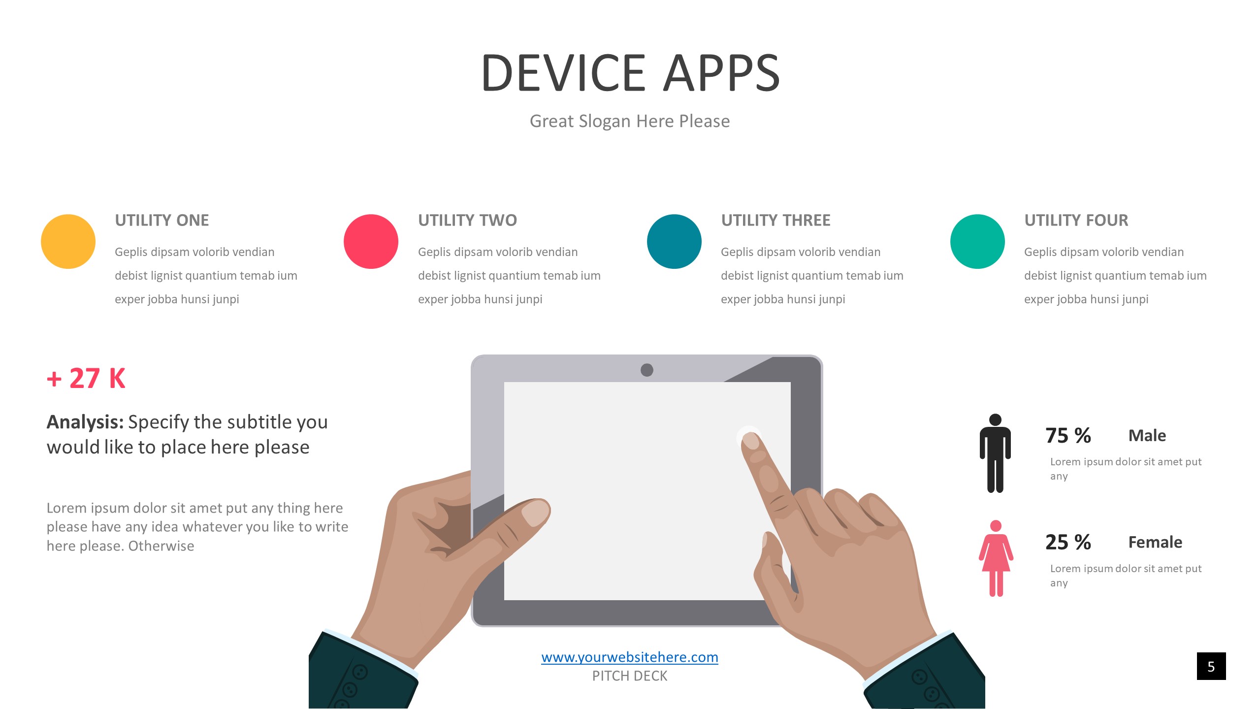 手机应用展示ppt模板