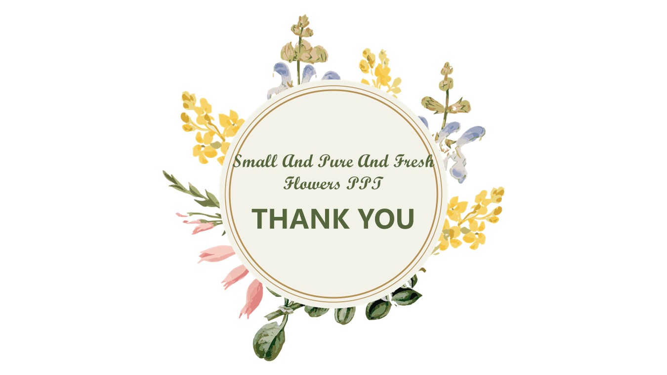 唯美清爽ppt模板