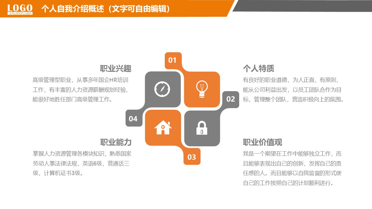 计算机职业规划书ppt模板