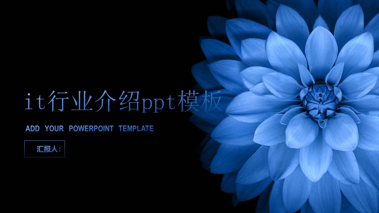 it行业介绍ppt模板