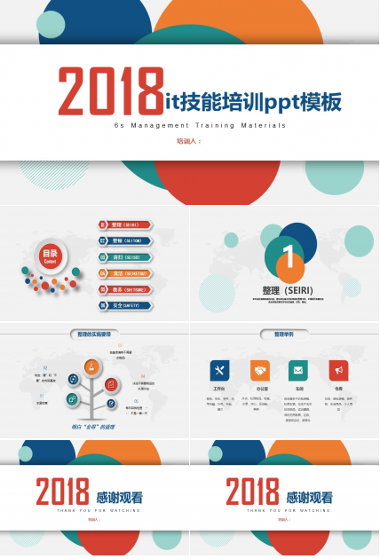 it技能培训ppt模板