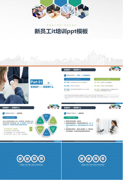 新员工it培训ppt模板