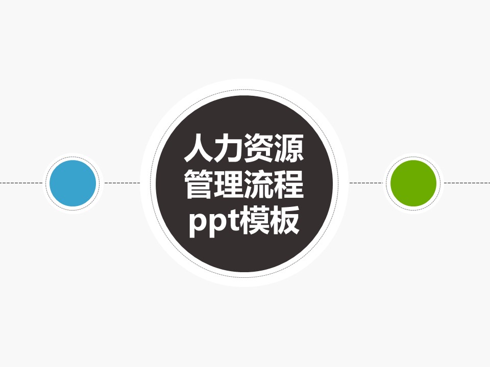 人力资源管理流程ppt模板